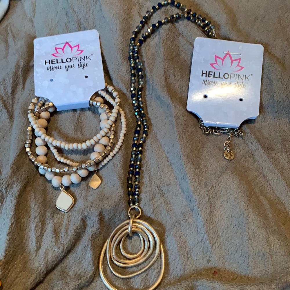 Hellopink jewelry set